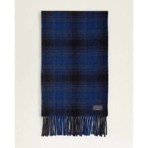 Pendleton Whisperwool Muffler scarf unisex in cobalt lake